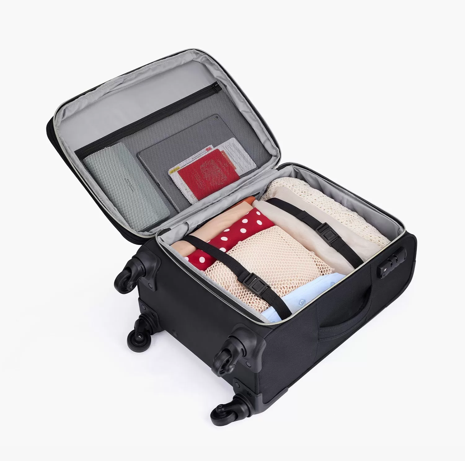 20 Inch Bonchemin Quilted Business & Travel Suitcase