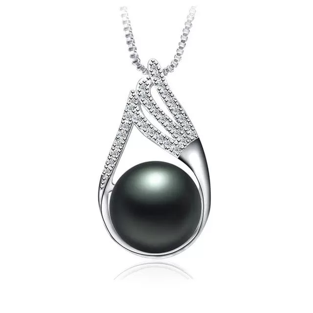 925 Sterling Silver Elegant Pearl Pendant