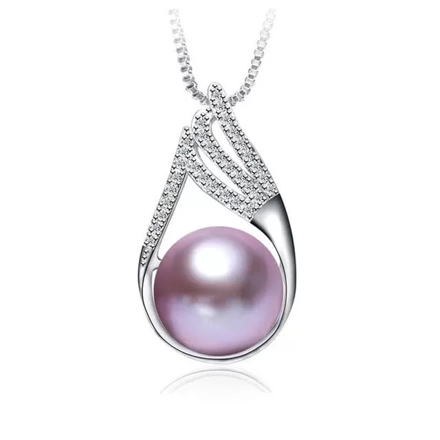 925 Sterling Silver Elegant Pearl Pendant