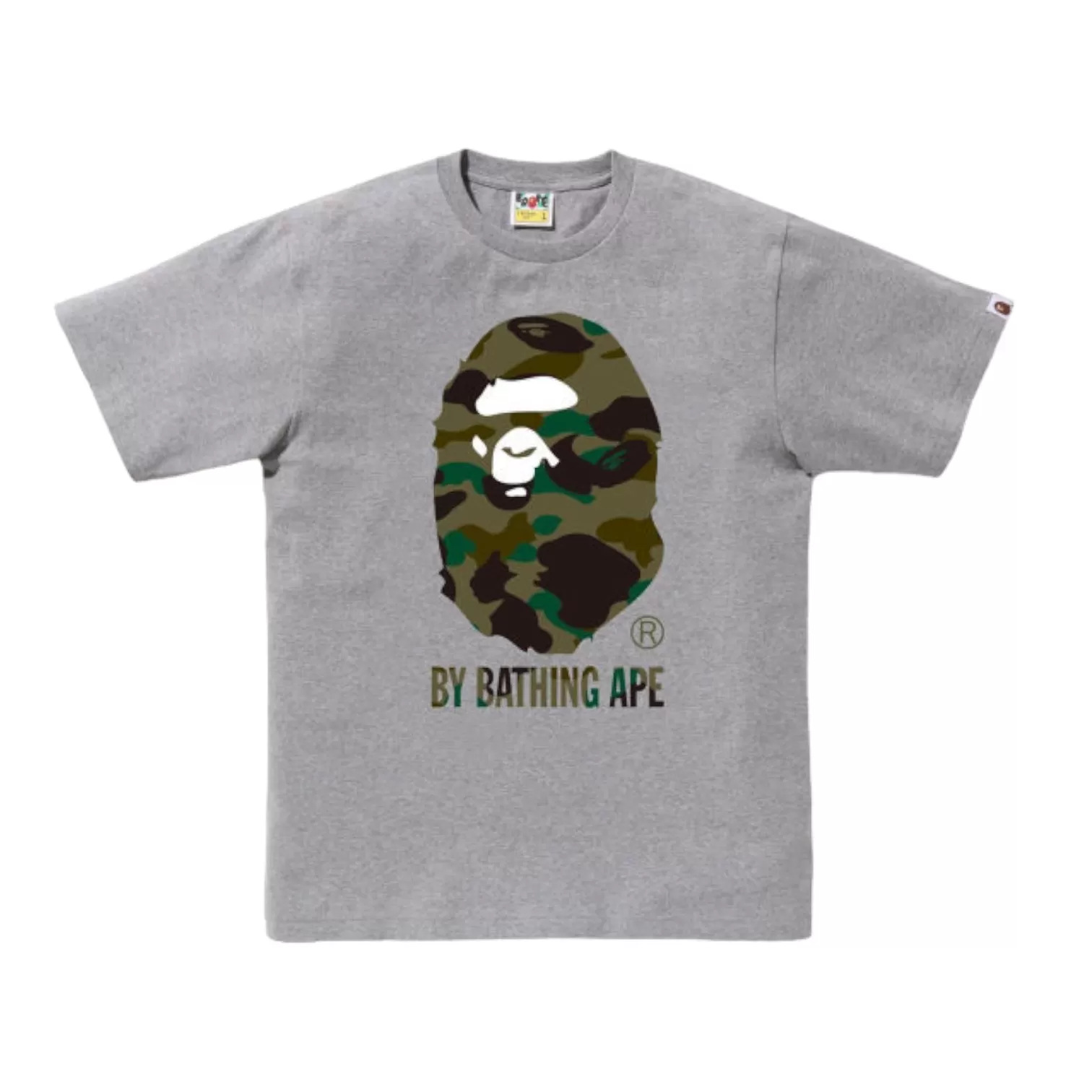 A BATHING APE 1ST CAMO BY BATHING APE TEE - GREY