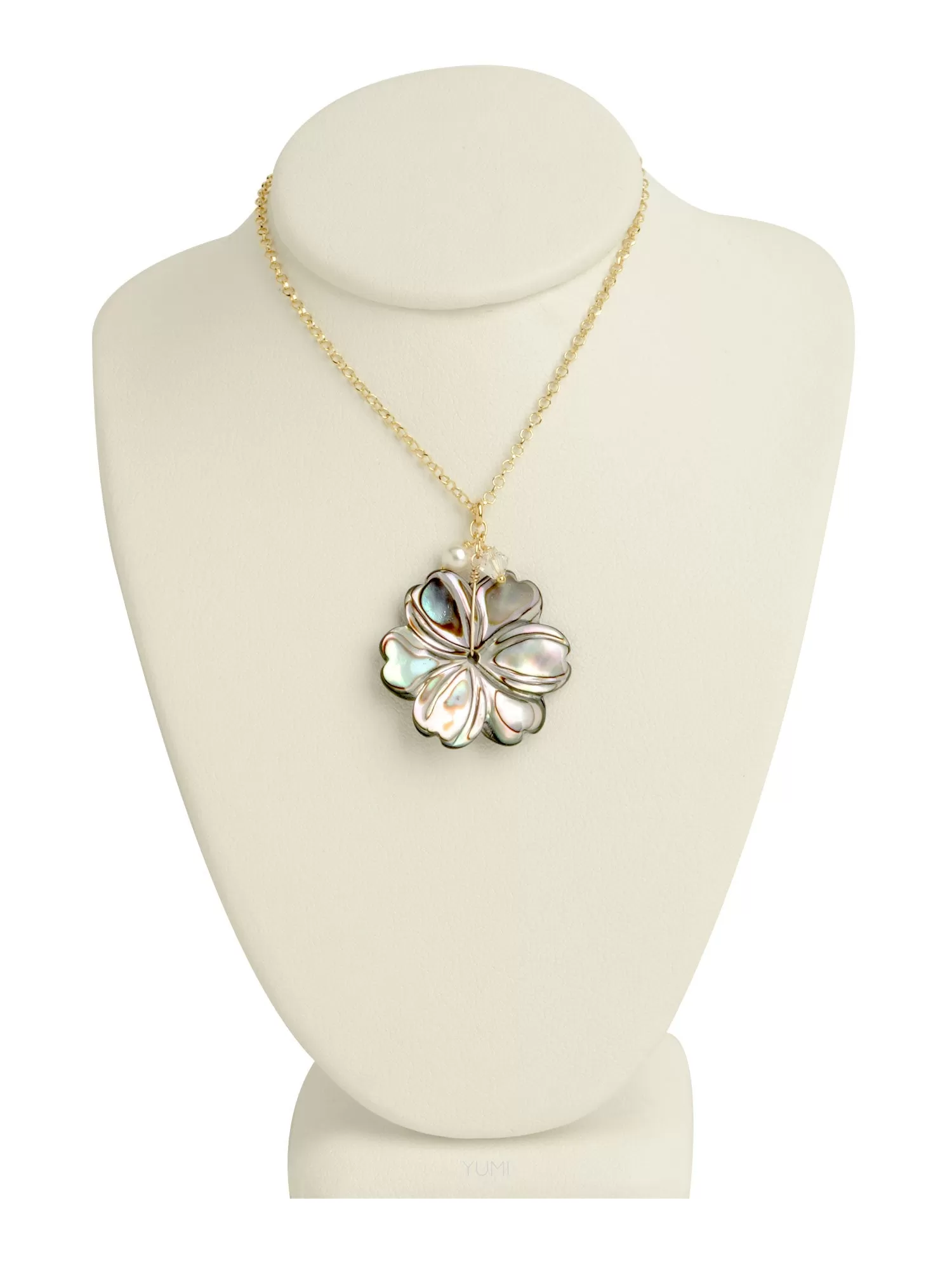 Abalone Flower Necklace