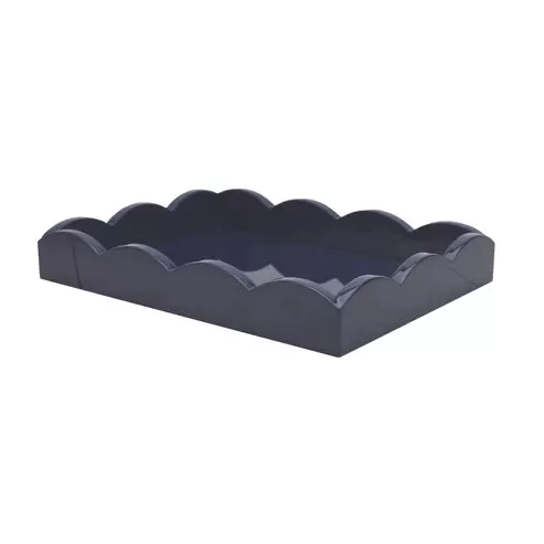 Addison Ross 11x8 Scalloped Tray - Five Colors