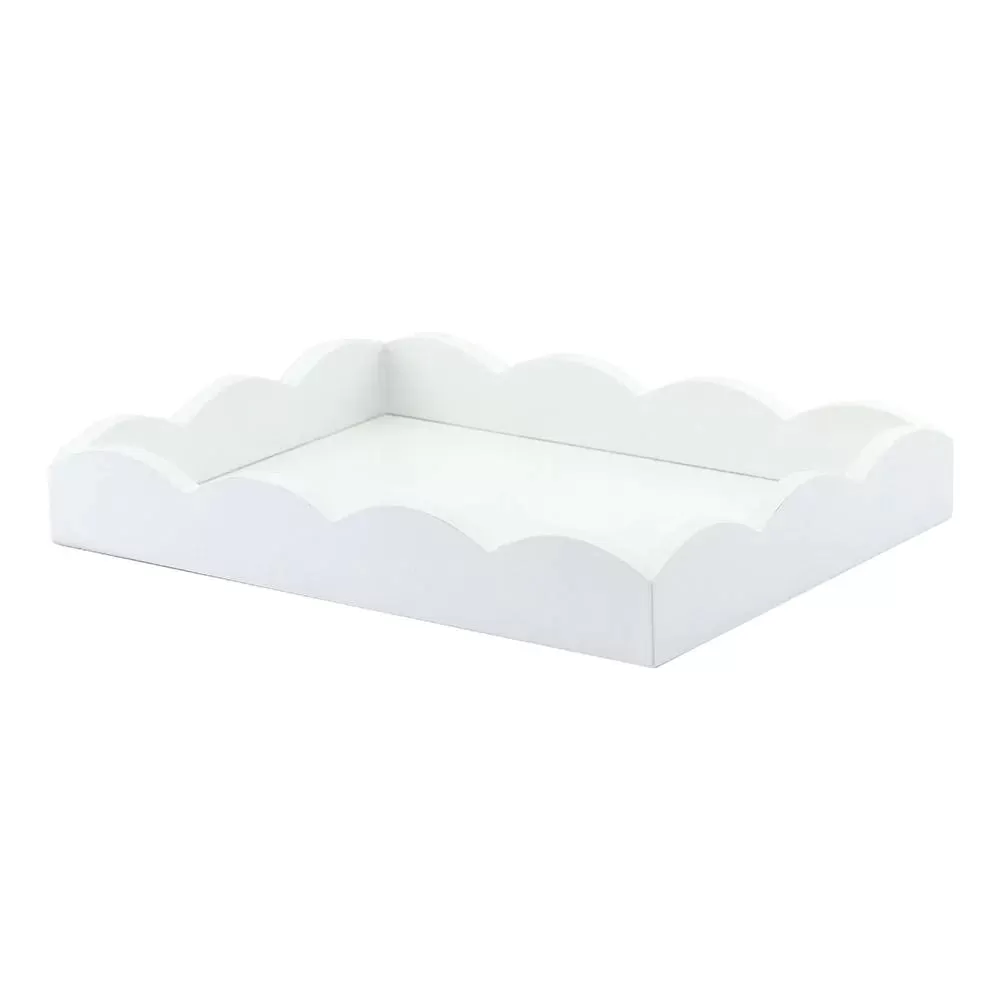 Addison Ross 11x8 Scalloped Tray - Five Colors