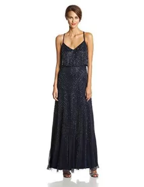 Adrianna Papell - Beaded Long Dress 91897340