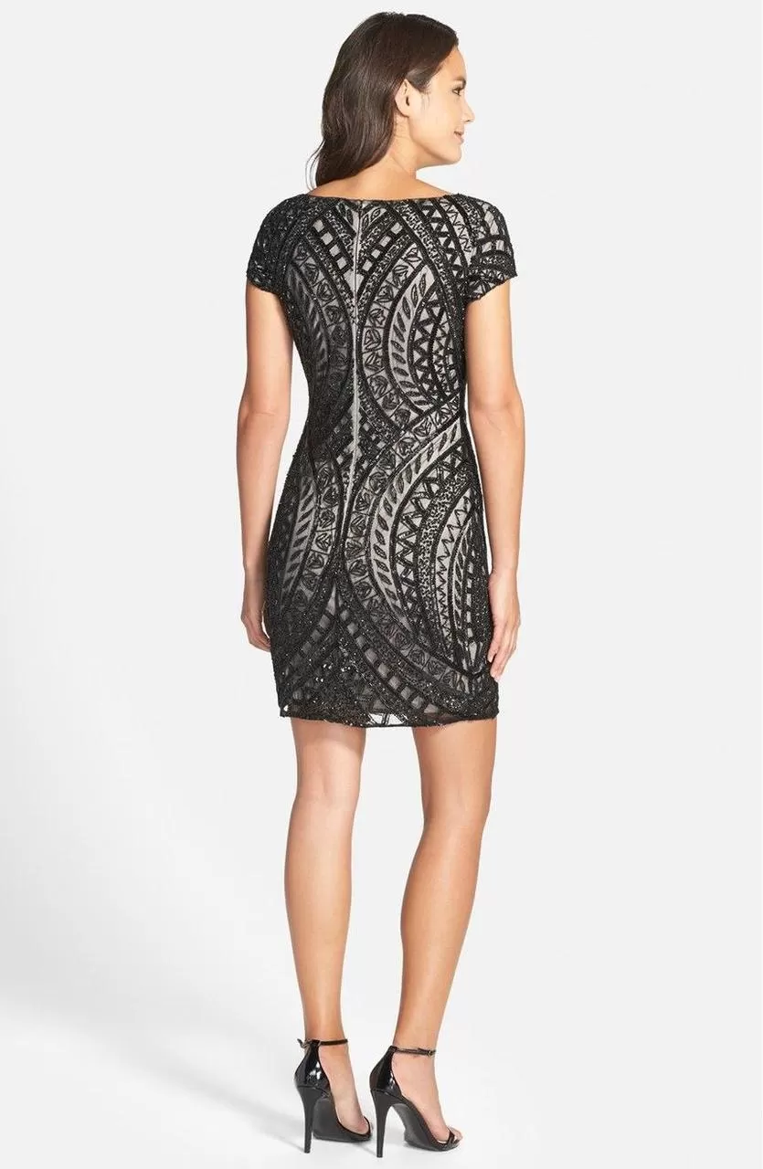 Adrianna Papell - Beaded Sheath Dress 41902260