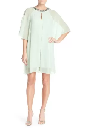 Adrianna Papell - Chiffon Overlay Tent Dress 12261960