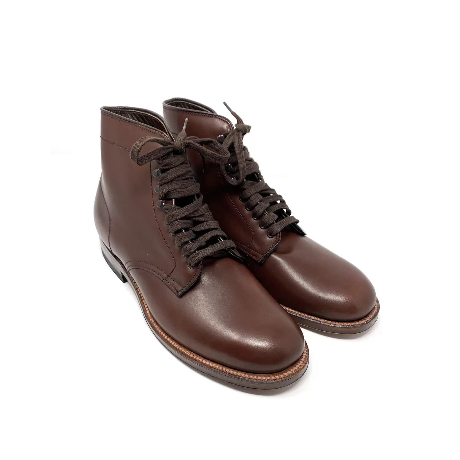 Alden x Snake Oil Provisions Blinder Boot Brown Calfskin