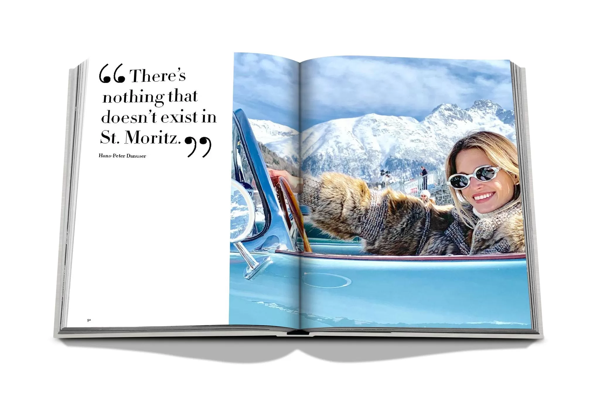 ASSOULINE St. Moritz Chic Hardcover Book by Dora Lardelli