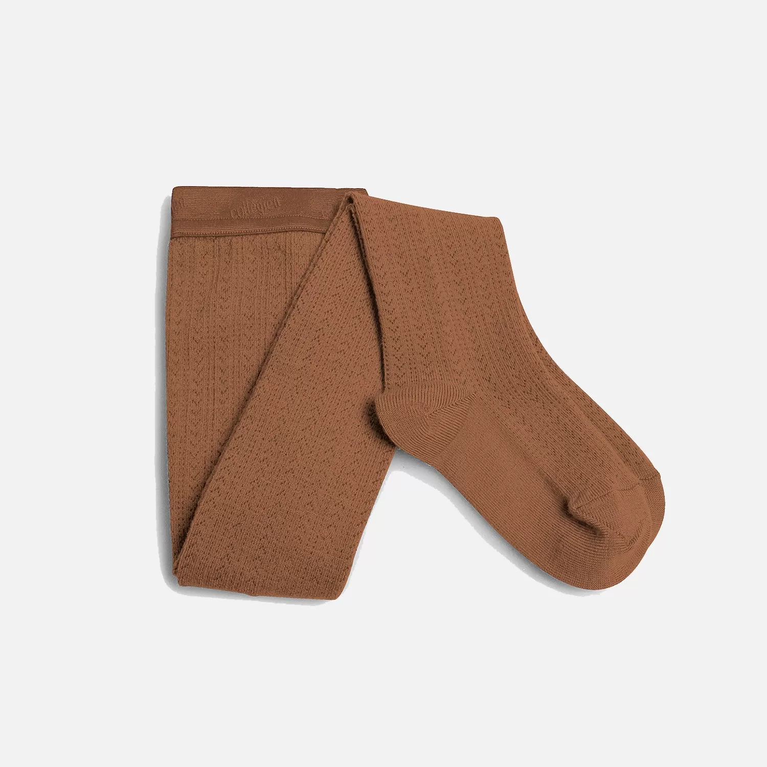 Babies & Kids Wool Pointelle Tights - Caramel