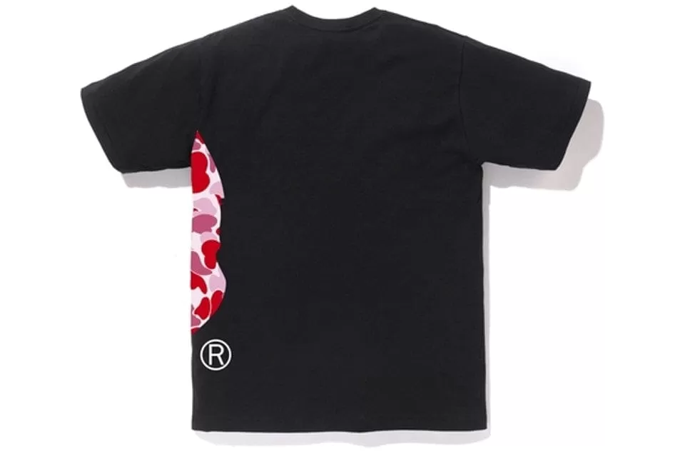 BAPE ABC SIDE BIG APE TEE BLACK / PINK