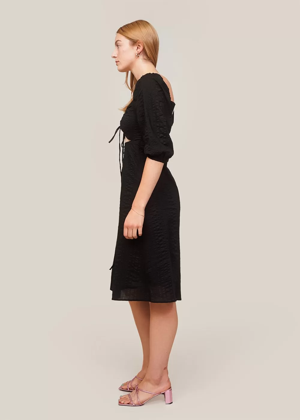 Black Jules Midi Dress