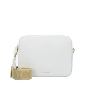 Borsa Donna a Tracolla COCCINELLE Linea Tebe Colore Brillant White