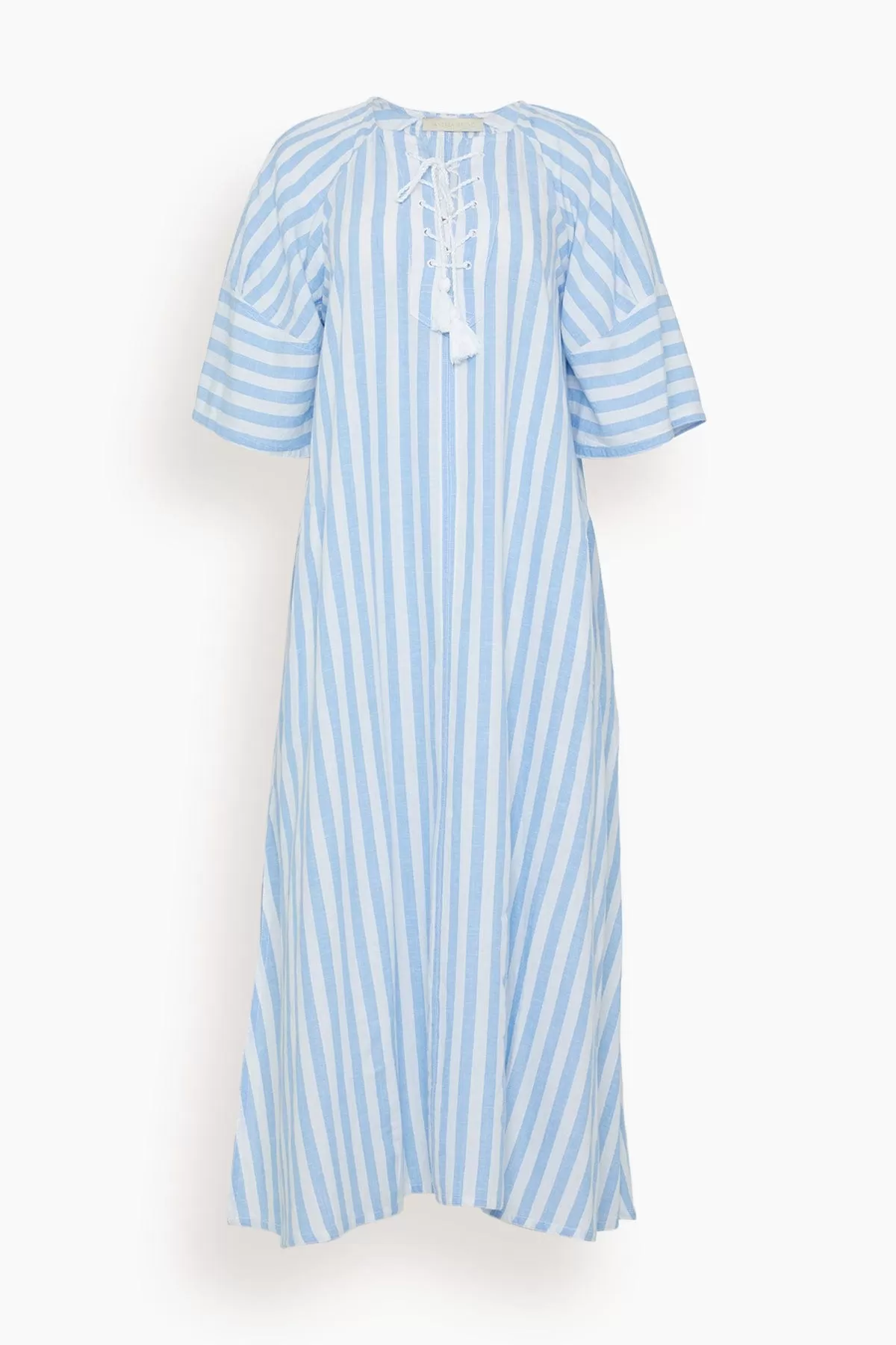 Brooklyn Dress in Bleu/Blanc