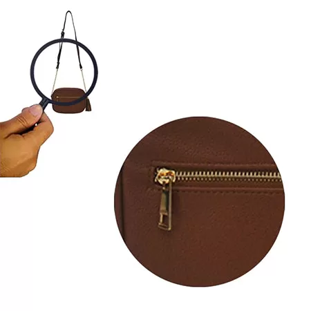 Brown Chic Faux Leather NGIL Crossbody Bag