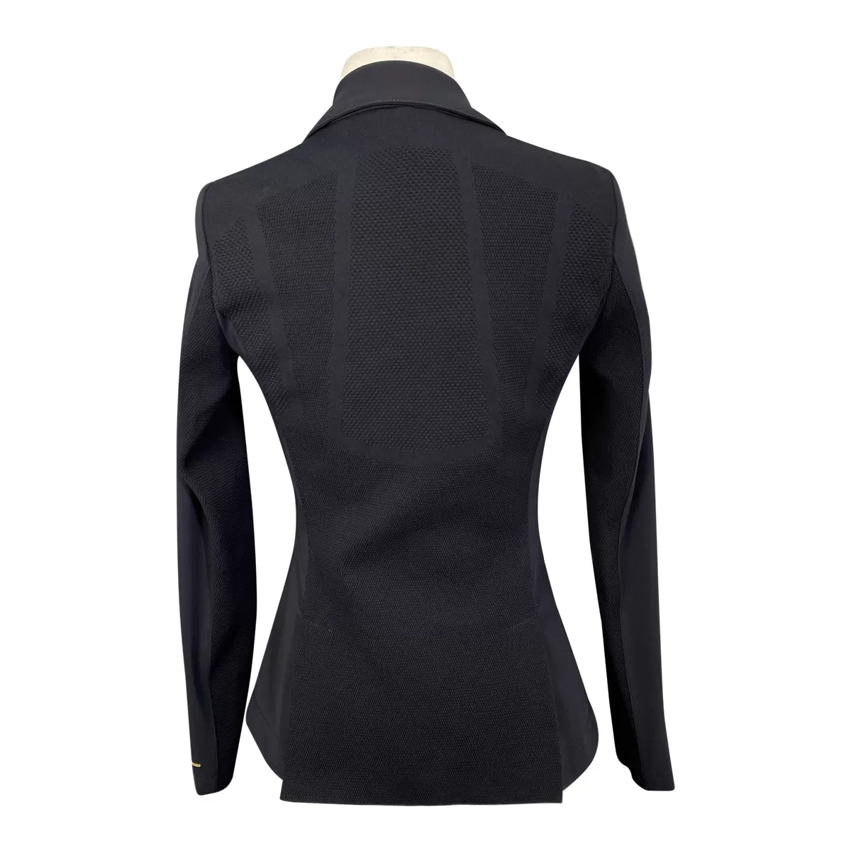 Cavalleria Toscana R-EVO Light Tech Zip Knit Show Jacket in Black w/Gold - Women's IT 38/US 4