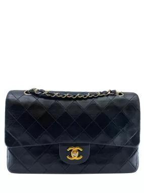 Chanel Vintage Quilted Lambskin Medium Classic Double Flap Bag