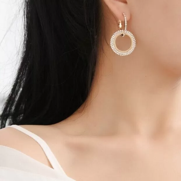 Charming Brilliant European Loop Earrings