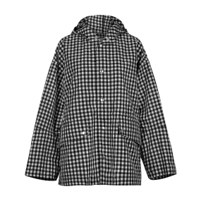 Checked Hooded Jacket