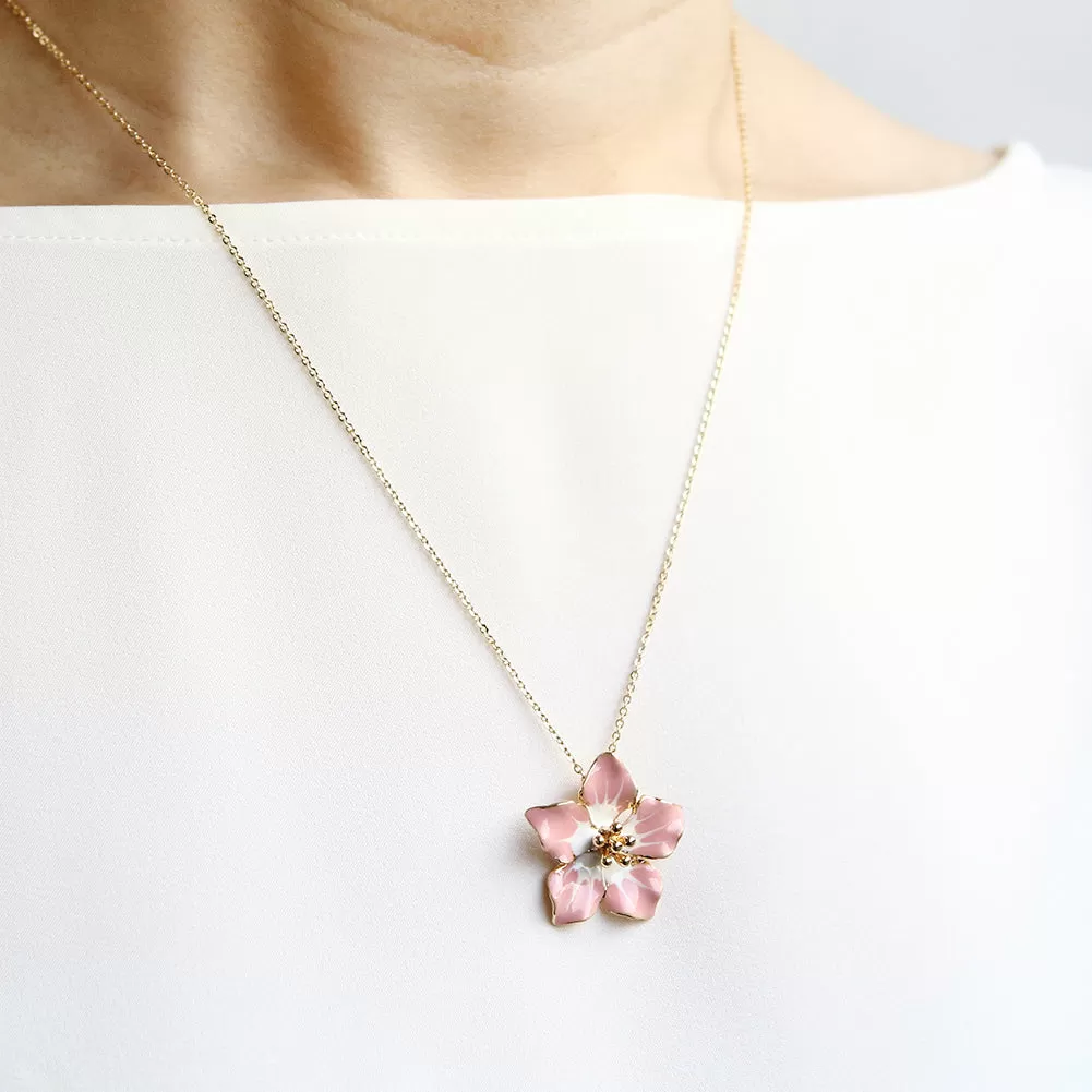 Cherry blossom Pendant Necklace