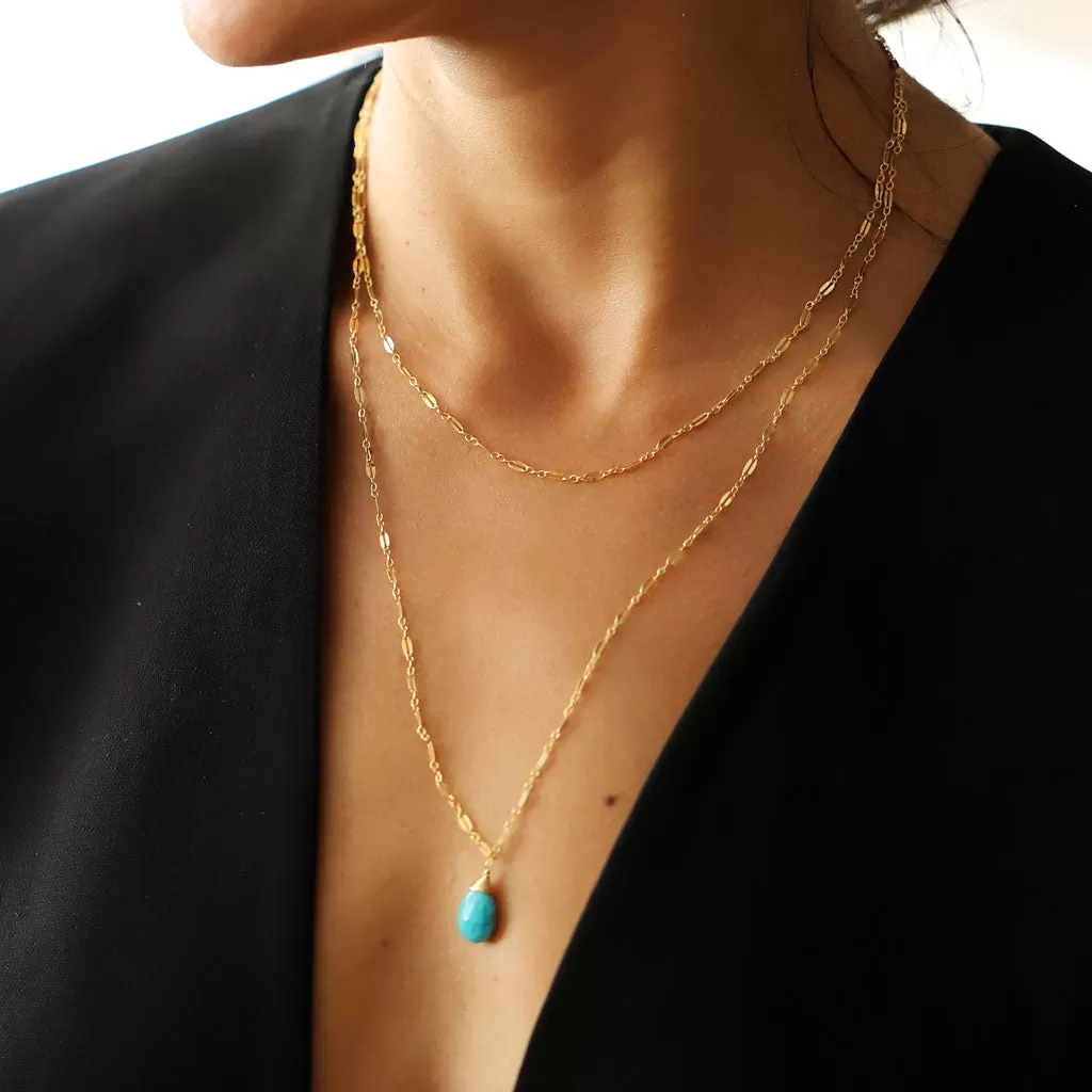 Choker Wrap Turquoise Necklace