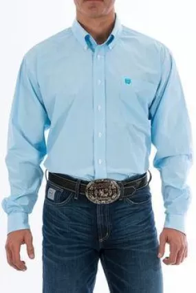 Cinch Mens Blue Stripe Shirt