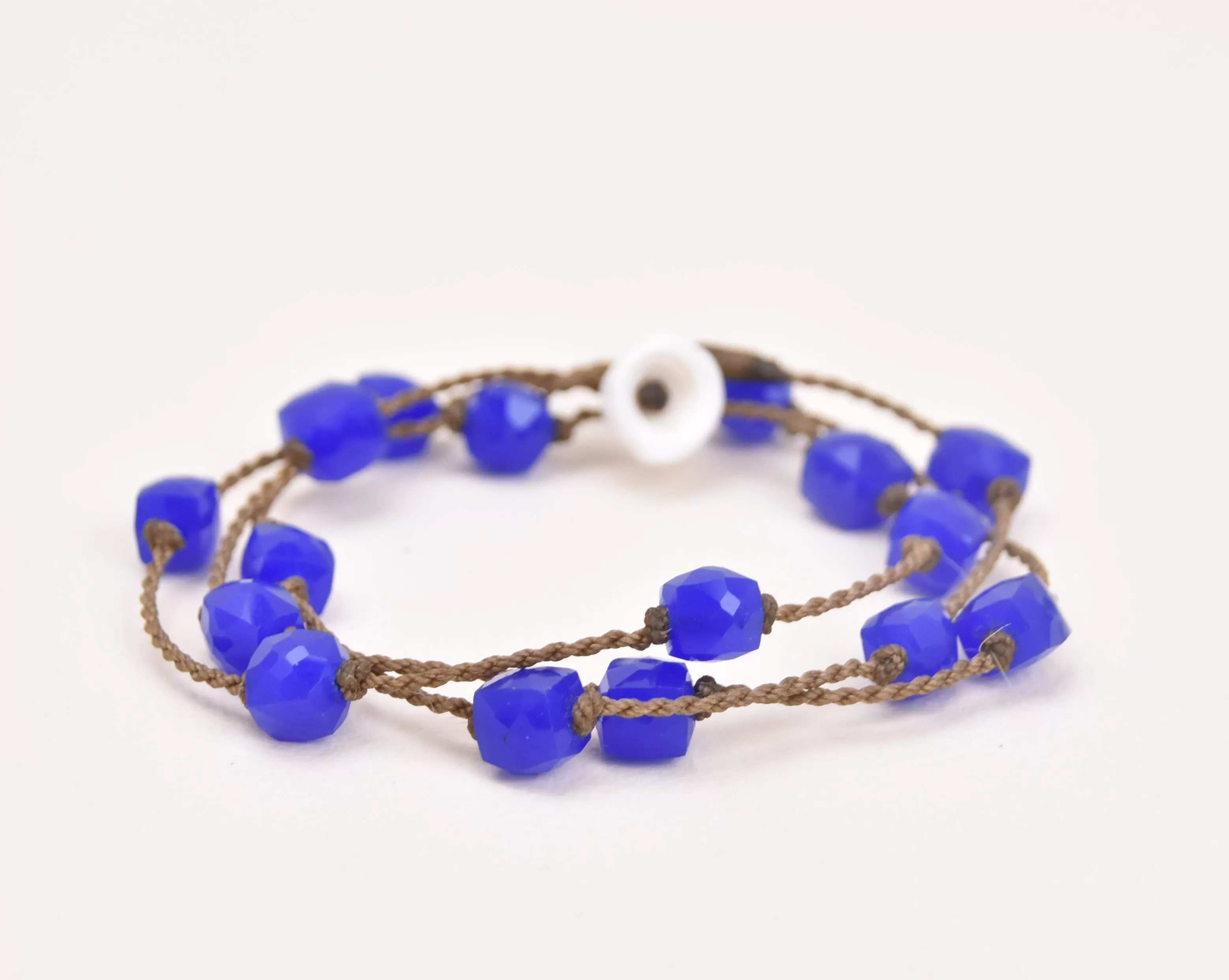 Cobalt Blue Chalcedony WRAP - only 1 available! 22" standard length