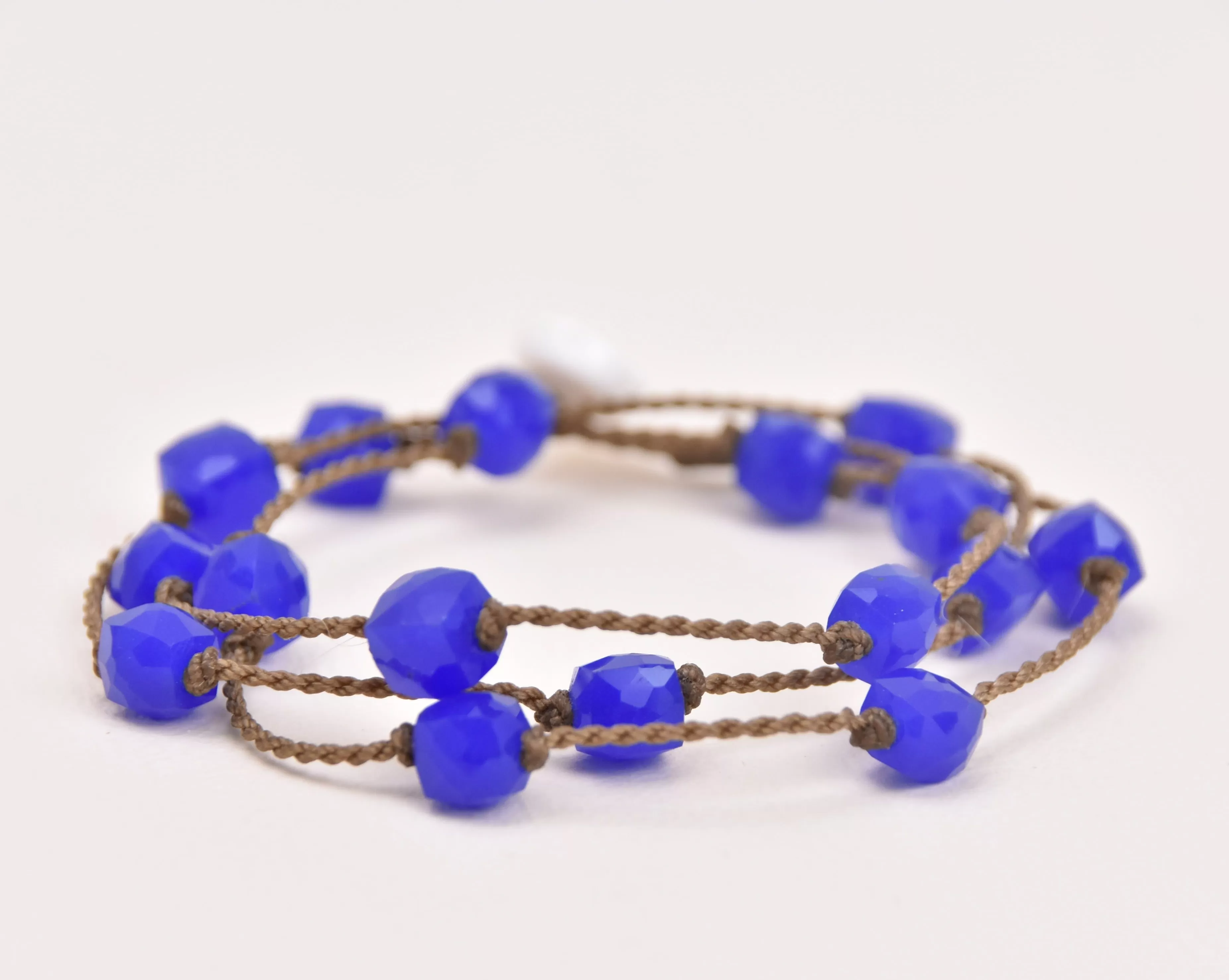 Cobalt Blue Chalcedony WRAP - only 1 available! 22" standard length