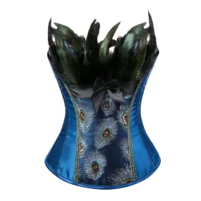 Corset Drag Peacock (Blue)