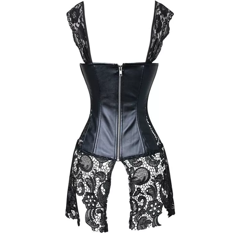 Corset Dress Drag Elvira (Black)