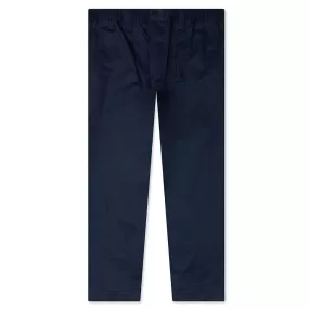 Cropped Drawstring Trousers - Ink