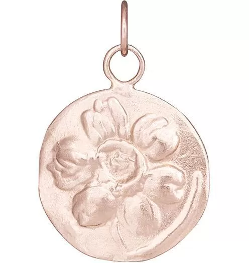 Daffodil Repousse Charm