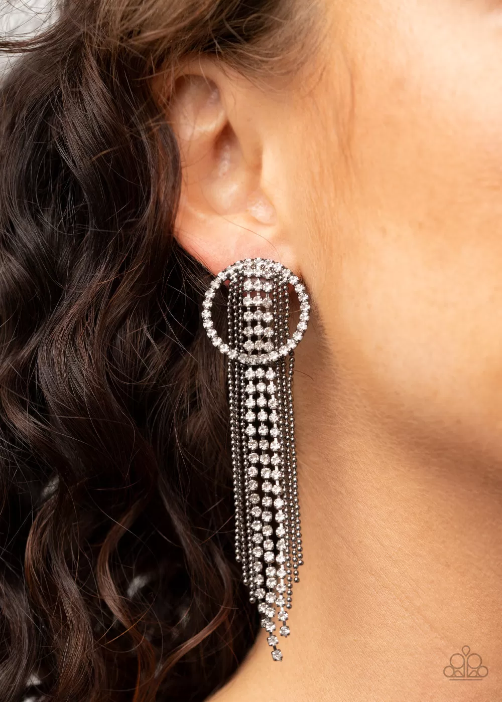 Dazzle by Default - Black Earring