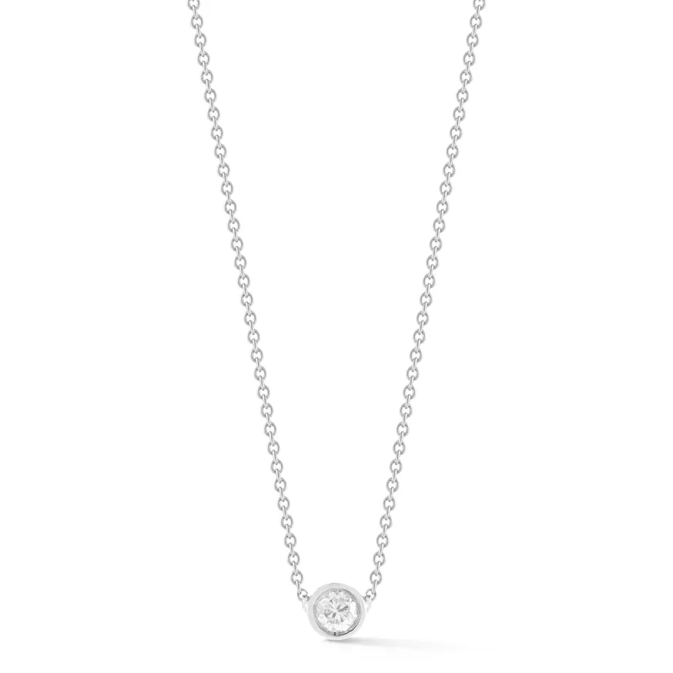 Delicate Round Necklace in 14K Gold over Sterling Silver