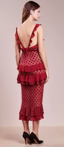 Dotty Red Cocktail Dress