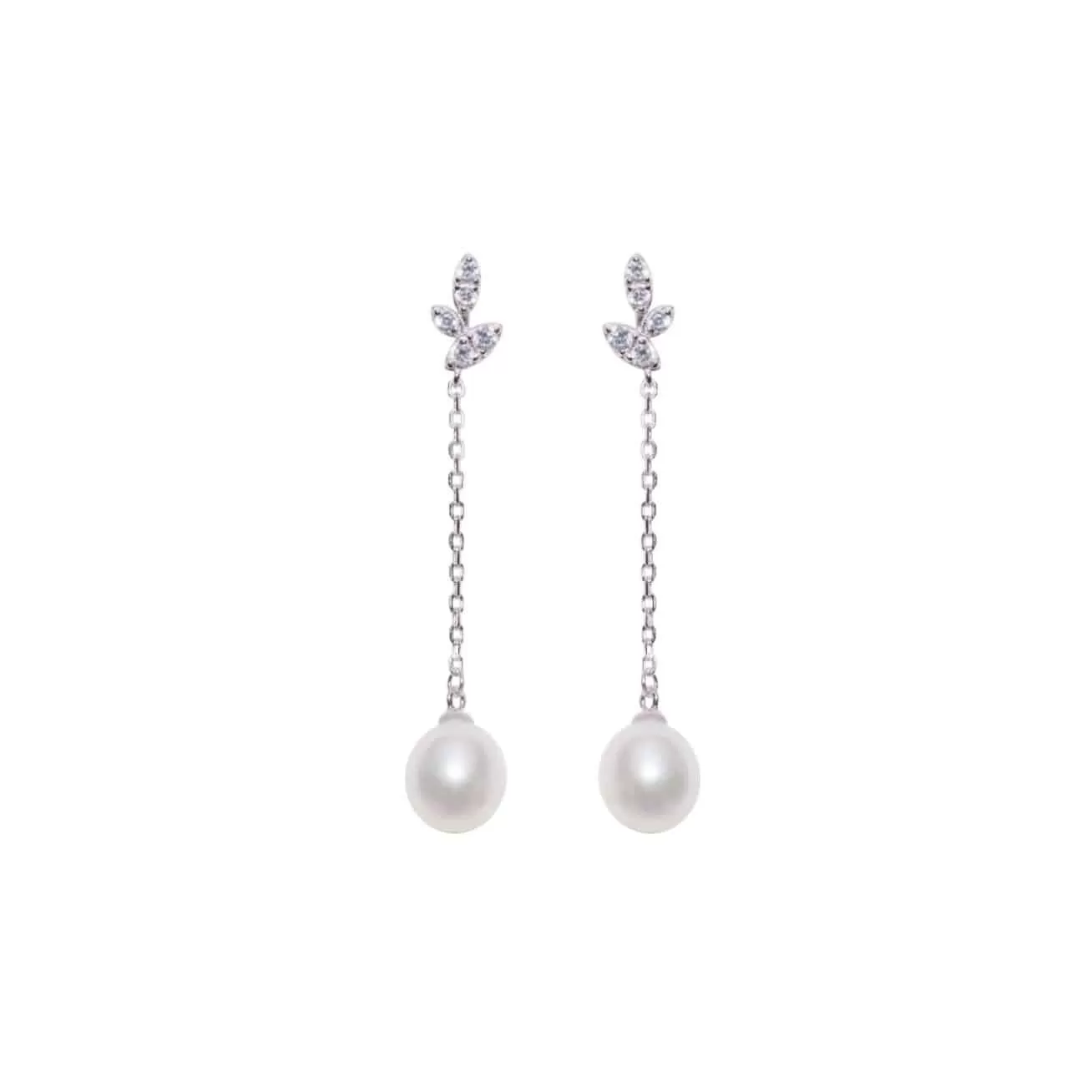 Elegant Freshwater Pearl Earrings WE00193 | GARDENS