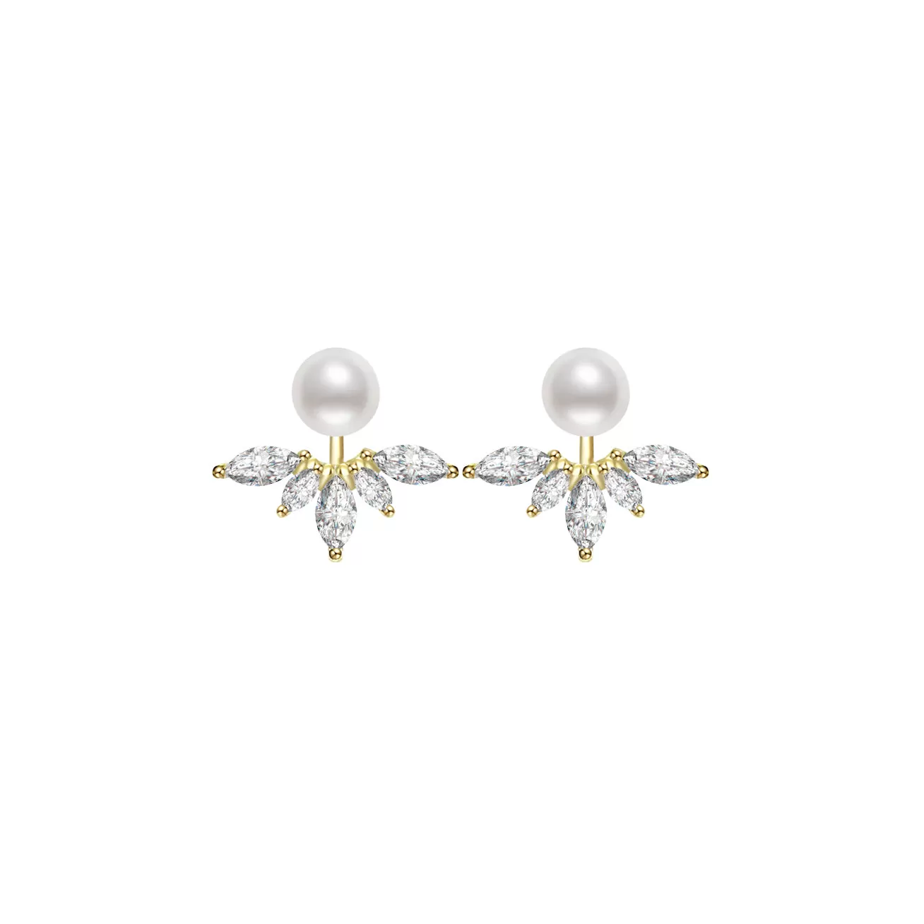 Elegant Freshwater Pearl Earrings WE00260