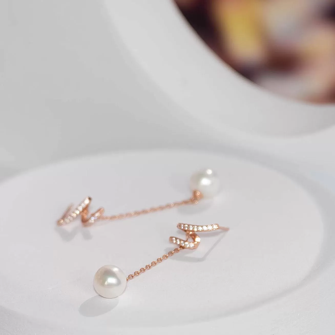 Elegant Freshwater Pearl Earrings WE00287 | S Collection