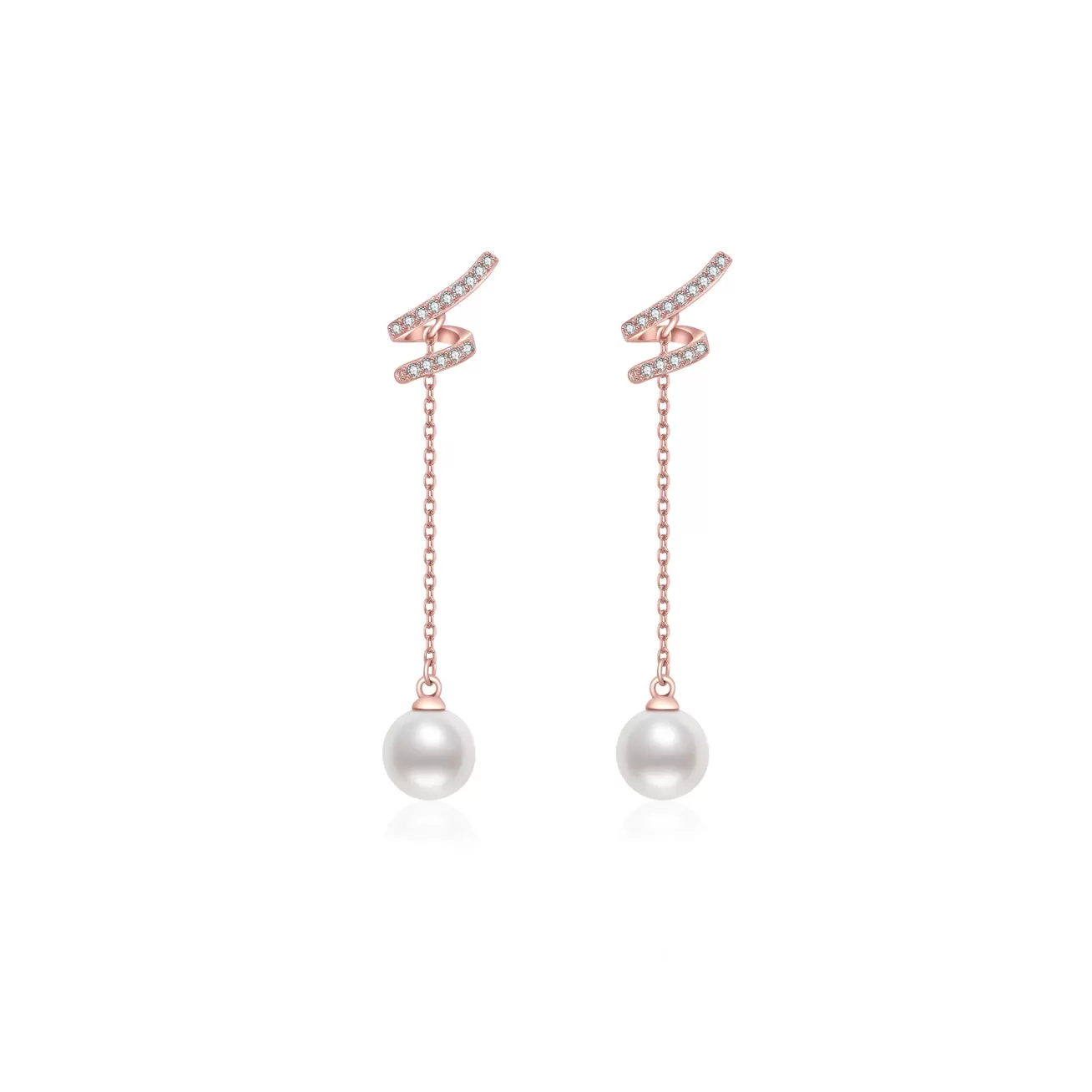 Elegant Freshwater Pearl Earrings WE00287 | S Collection