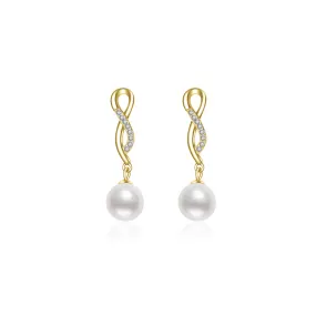 Elegant Freshwater Pearl Earrings WE00633