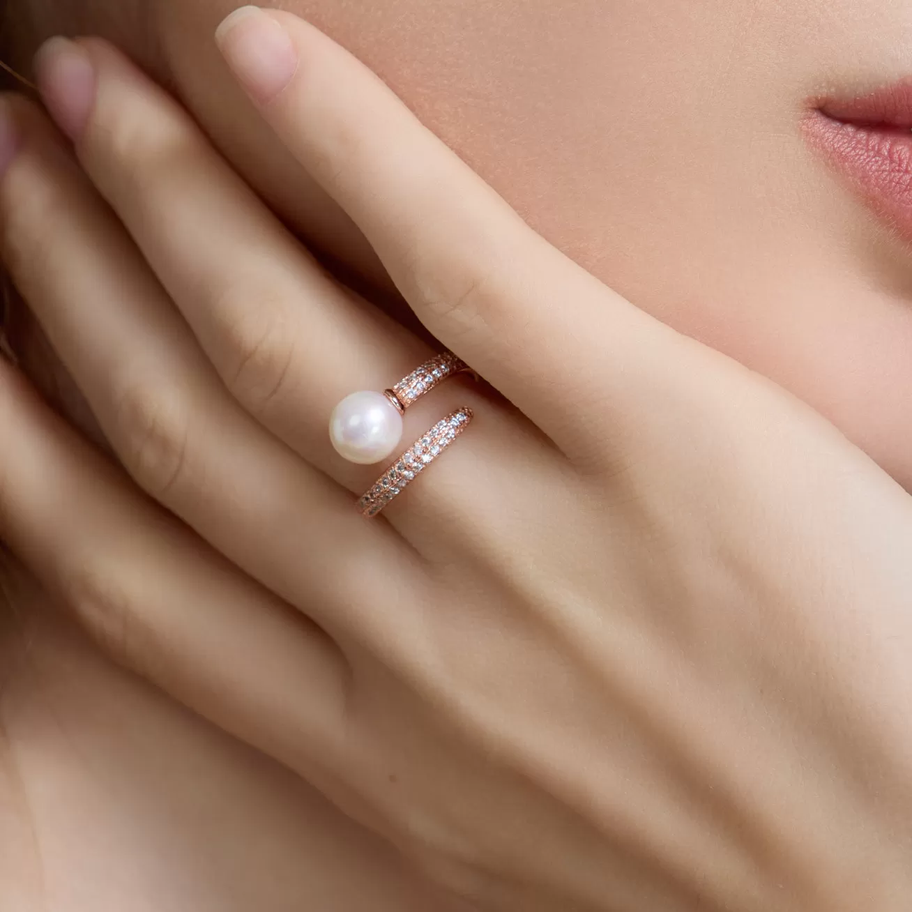 Elegant Freshwater Pearl Ring WR00156