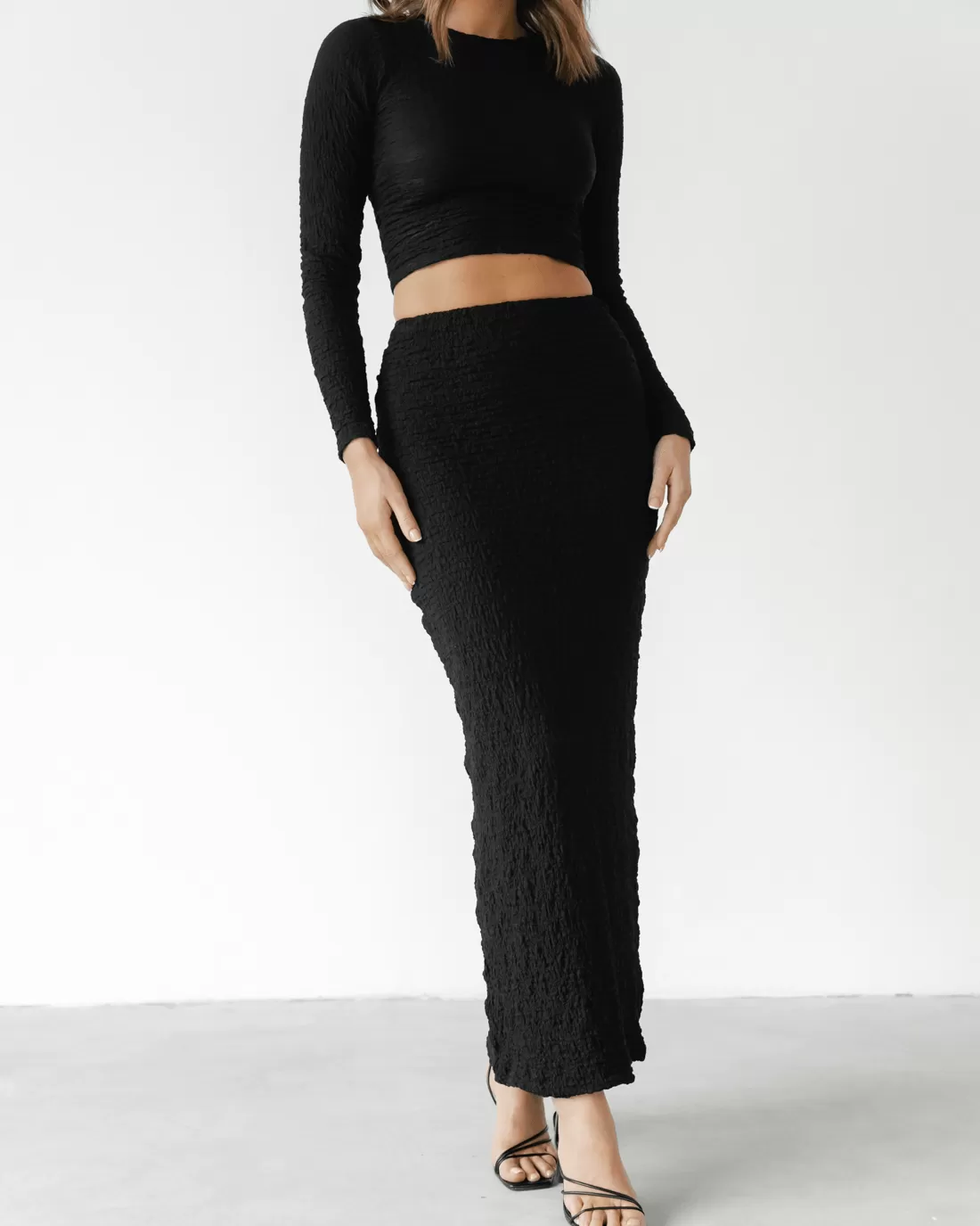 Ellah Maxi Skirt (Black)