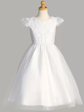 Embroidered First Communion Gown