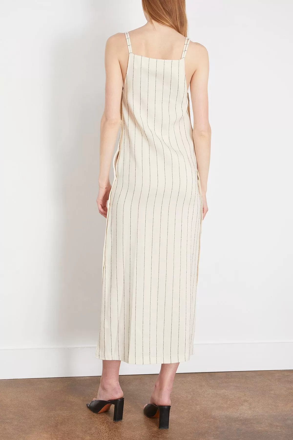 Etta Dress in Ivory/Black