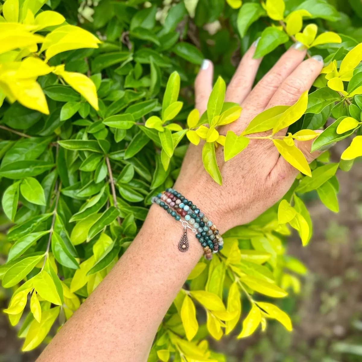 Fearless Courage Bloodstone Wrap Bracelet