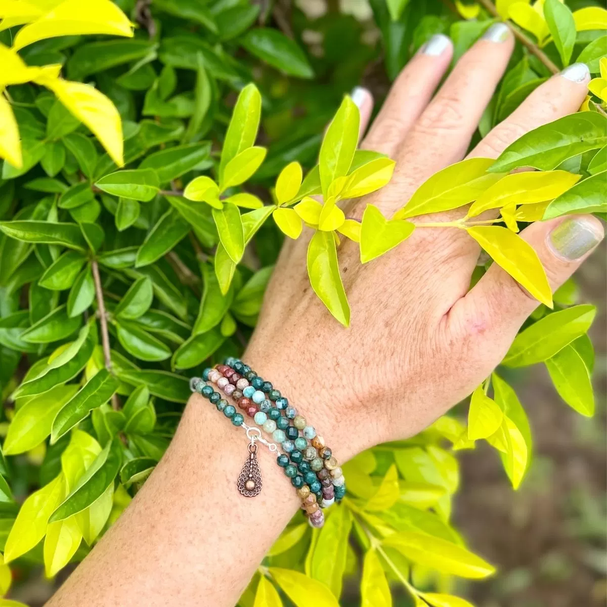 Fearless Courage Bloodstone Wrap Bracelet