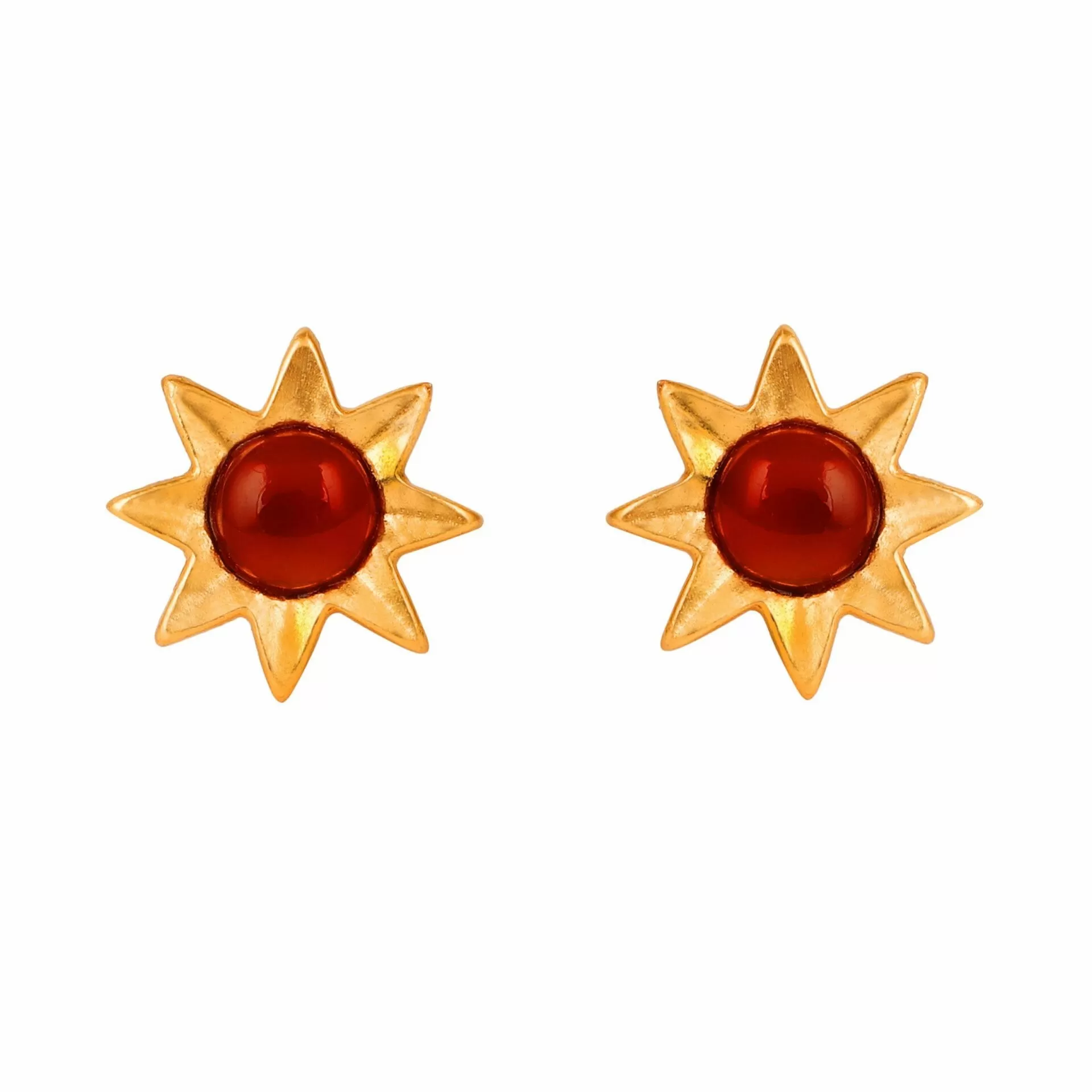 Fiery Skies Stud Earrings