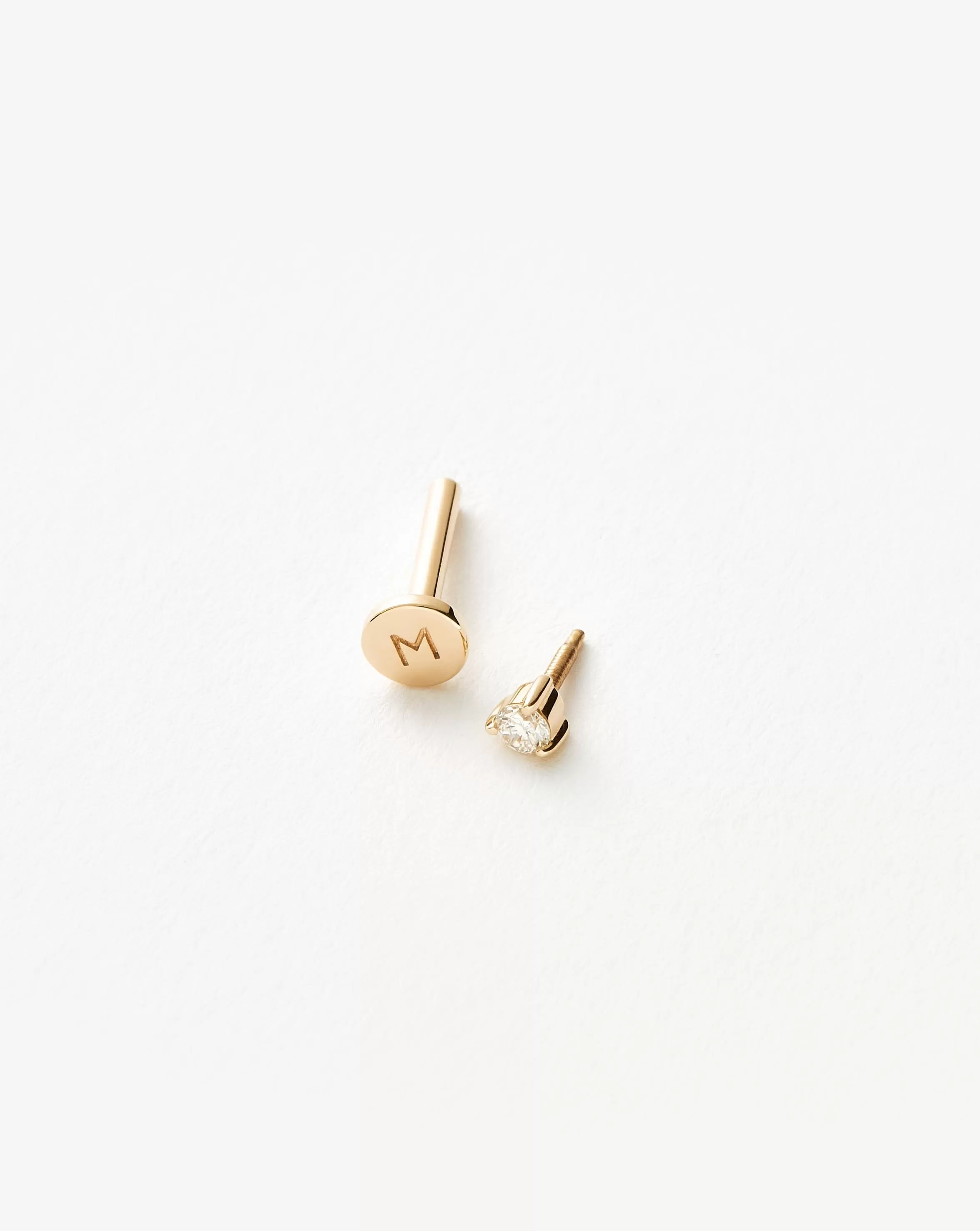 Fine Diamond Single Labret Stud Earring