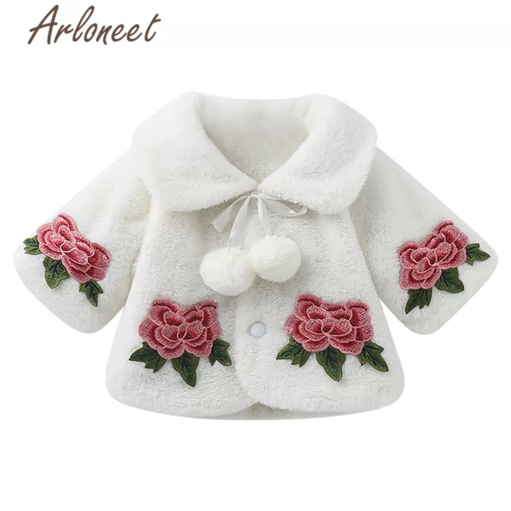 Floral Baby Cape Coat