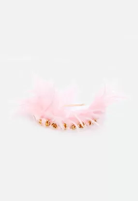 Flower And Feather Headband