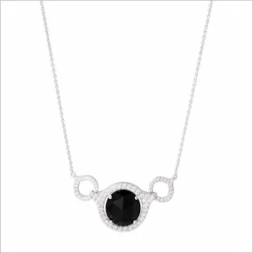 Giulietta 18K Gold & Black Onyx Necklace with Diamonds